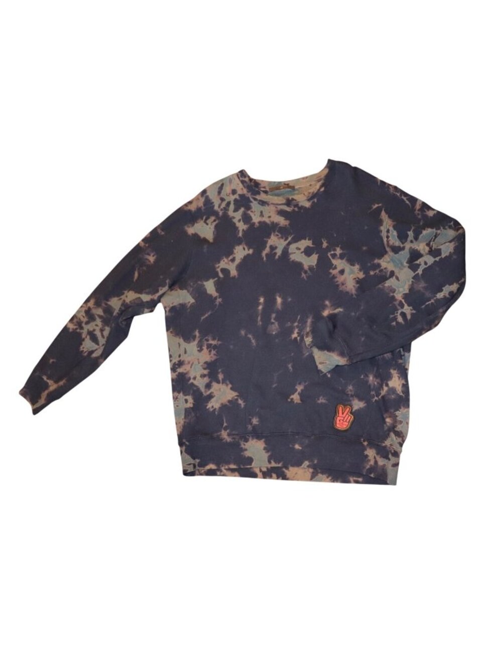 Louis Vuitton Tie-Dye Sweatshirt Navy & Beige 4L (Fits XL)